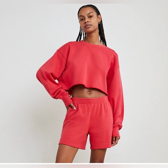 TNA Tops - TNA Airy Fleece Cropped Sweatshirt